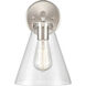Aliza Indoor Wall Sconce Wall Light in Brushed Nickel